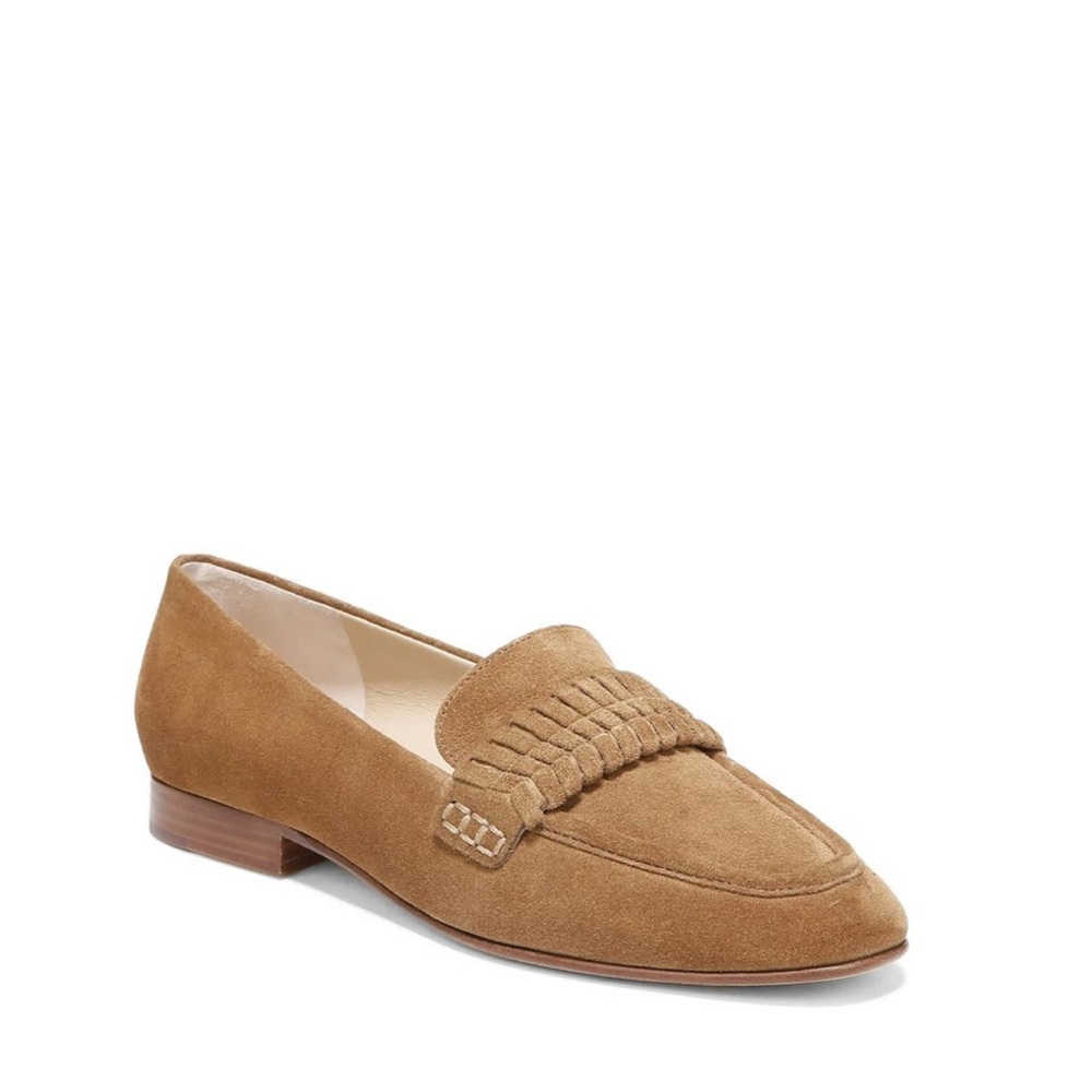 Veronica Beard Camel Suede Loafers